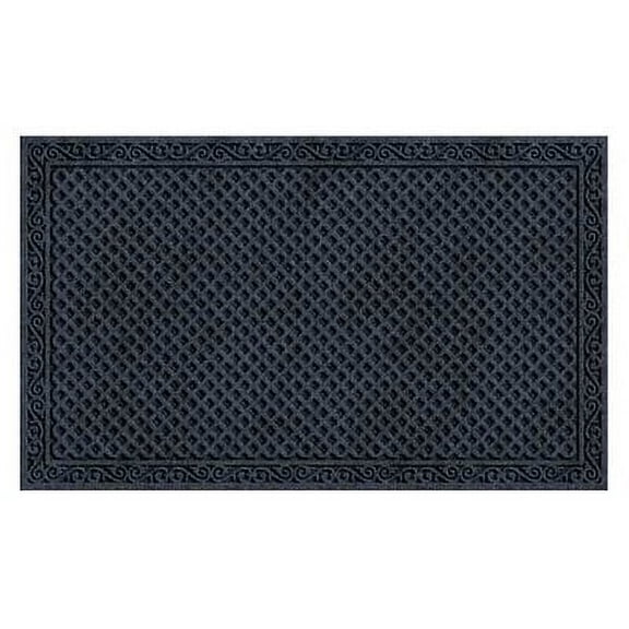 Tire Tuff Textures Iron Lattice Doormat - Smoke