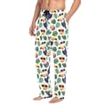 thumbnail image 2 of FORMRS Mens Pajama Pants with Pockets Soft Cotton Sleepwear Lounge Bottoms, Sizes S-2XL, Vibrant Toucans Pattern, 2 of 7