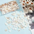 thumbnail image 4 of 300Pcs Mother of Pearl Mosaic Tiles Bulk Natural Shell Mosaic Flat Round Tiles for Home Decoration Crafts 3mm, 4 of 9