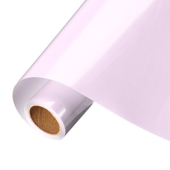 Uxcell Light Pink Heat Transfer Vinyl, 10 Inch x 8ft Vinyl Roll