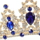 thumbnail image 2 of Tiaras de boda con diamantes de imitación, corona nupcial con diamantes de imitación, corona para mujer y niña, tiara para fiesta, 2 of 7