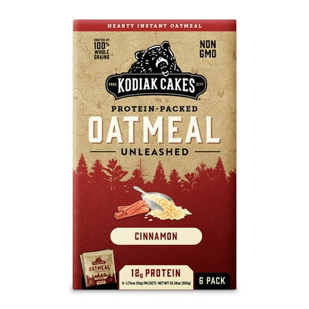 ( Best.by. 24 May 2025) CINNAMON PROTEIN-PACKED UNLEASHED OATMEAL, CINNAMON BOX OF 6 PACK
