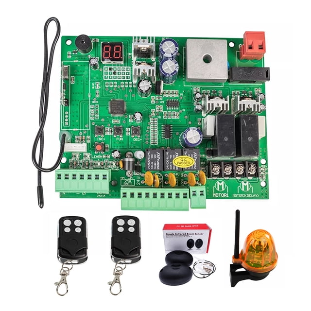 12V/24V Board For Automatic Double Arms Swing Gate Opener Control Board Panel Smart Control Center System Replace Fittings ,Free Your Hands