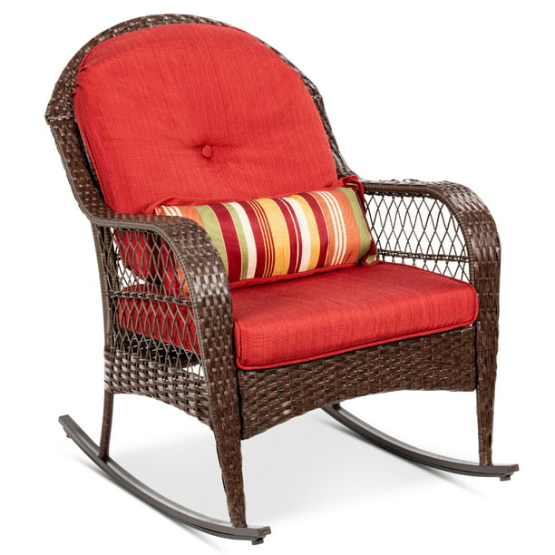 Outdoor Wicker Rocking Chair, Outdoor Resin Wicker Rocking Chair