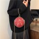 thumbnail image 4 of Bolso de cena de lujo GEEK con cadena y diseño único, bolso de mano redondo con bola, elegante y delicado bolso cruzado para dama, bolso de fiesta con diamantes brillantes., 4 of 5