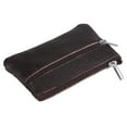 thumbnail image 4 of EeaseCA Mini Leather Coin Bag Fashion Purse Mini Zipper Charge Bag Handbag (Coffee), 4 of 7