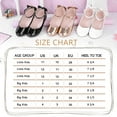 thumbnail image 3 of HOMEHOT Girls Mary Jane Dress Shoes Ballerina Flats for Princess Uniform Shoes for Little/Big Kids with Ankle Strap Bowknot Shoes Black Size 1, 3 of 7