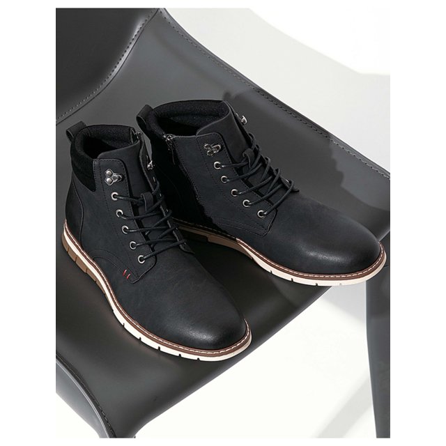 Boots Men's Casual Dress Boots Waterproof Motorcycle Fashion Boots for Men