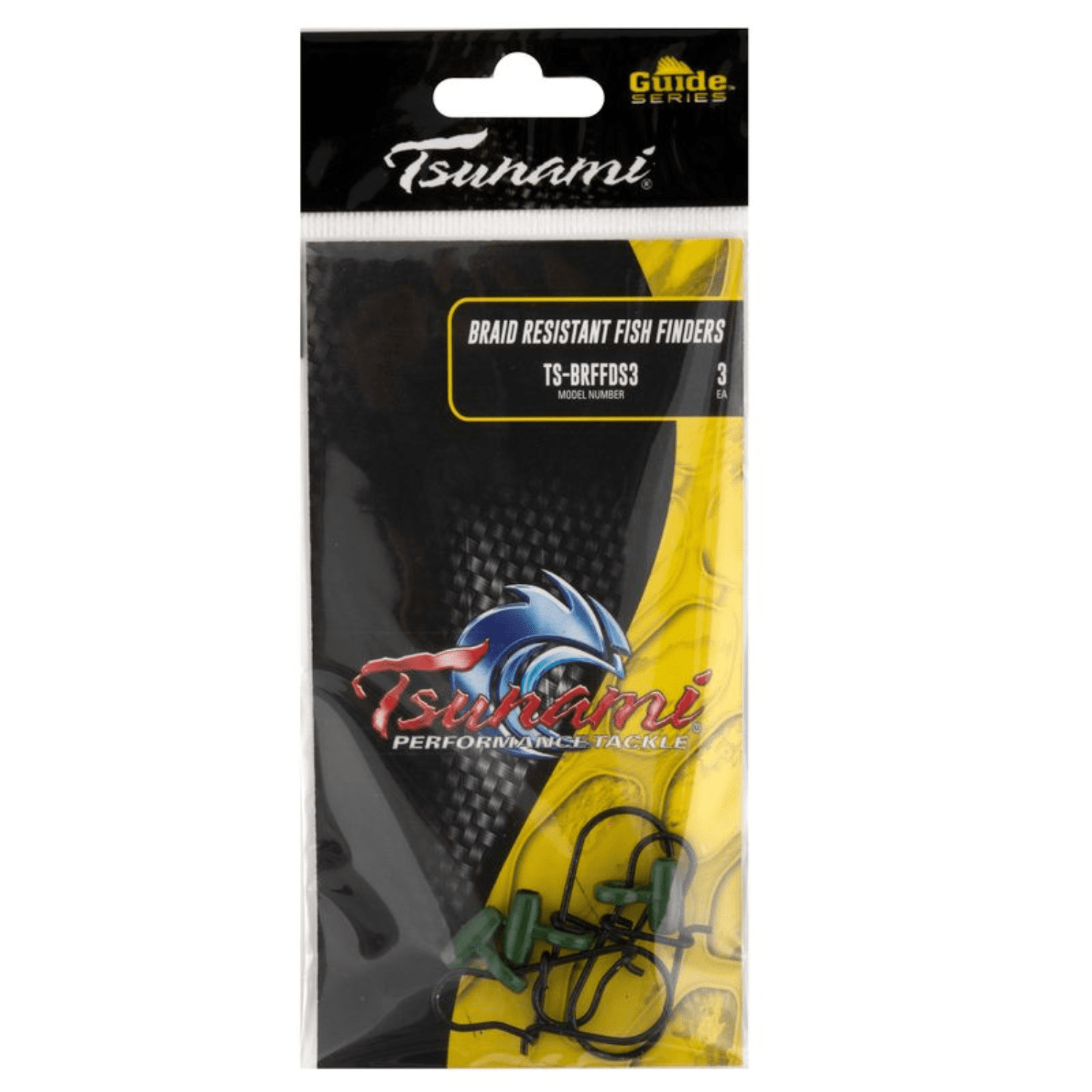 Tsunami FISH FINDER BRAID RESISTANT Fising Sinker Slide- 3 Pack