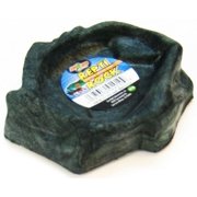 Angle View: Zoo Med Repti Rock - Reptile Water Dish X-Small (4.5" Long x 4" Wide) Pack of 2