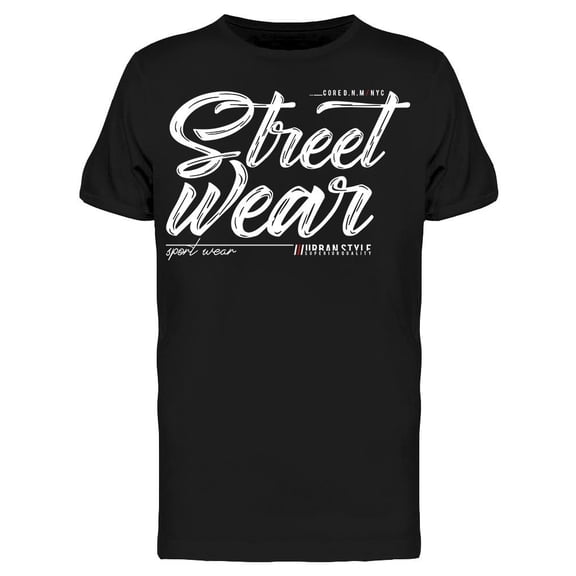 Steet Wear Lettering Design T-Shirt Men -Image by Shutterstock, Male 3X-Large