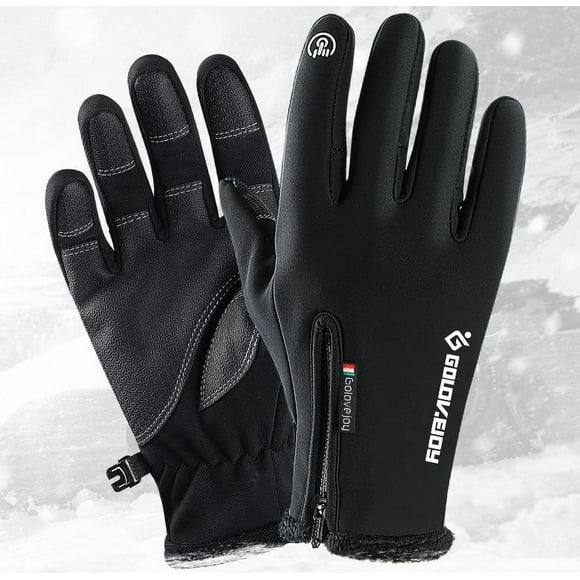 Mens Winter Gloves -30℉Windproof Waterproof Touch Screen Gloves for Outdoor Work