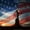 American Independence, variant on Elephant Stock Grunge Wavy Us Flag Wall Art - Horizontal Canvas Wall Art - Bedroom Wall Decor - Flags Canvas - White And Blue Decor - 12" x 8"