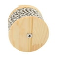 thumbnail image 3 of Portable Cabasa, Comfortable Grip Wooden Cabasa Steel Ball  For Rhythm Training Medium, 3 of 8