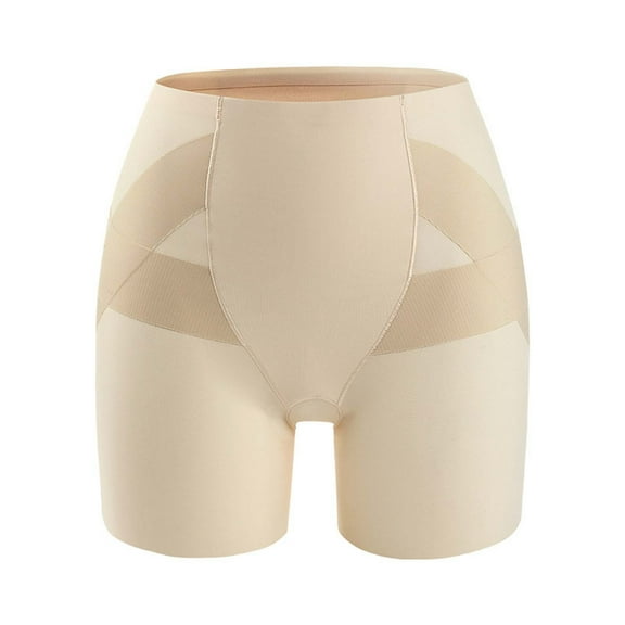 ShomPort High Waisted Seamless Underwear for Women Stretchy Skinny Boyshorts Panties Comfortable Ladies Briefs