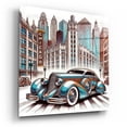 thumbnail image 2 of Epic Art 'Chicago Art Deco Car' by Rey Klimt Acrylic Glass Wall Art, 12" x 12", 2 of 8