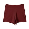 thumbnail image 7 of IDALL Period Underwear Swim Shorts Women Women's Leakproof Flowy Shorts Sport Swimwear Athletic Cute High Waisted Leak Proof Bathing Suit Compression Womens Underwear Yoga Shorts Wine S, 7 of 7
