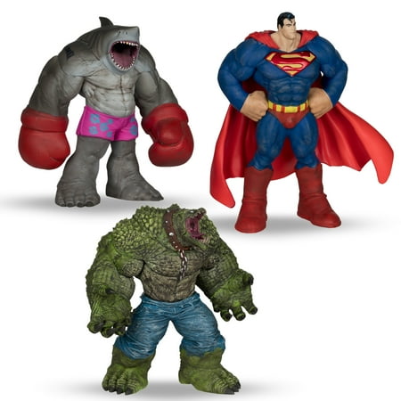 McFarlane Toys Todd’s Mods 4.5-inch Vinyl Figures: Superman Killer Croc & King Shark