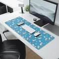 thumbnail image 2 of Long Mouse Pads for Desk,Blue Cartoon Unicorn Gift Balloon Cloud Desk Mats on Top Of Desks, Desk Mouse Pad Extra Large with 3mm Non-Slip Base and Stitched Edge for Gaming,Work,Home 31.5"x11.8", 2 of 5