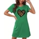 thumbnail image 5 of Camisón corto de talla grande para mujer, camisón de manga corta con estampado de pecho a la moda, camisón para mujer, 5 of 5