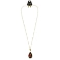 thumbnail image 2 of Mi Amore Necklace-Earring-Set Red/Gold-Tone, 2 of 3