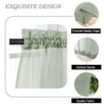 thumbnail image 2 of Patin Sage Green Sheer Curtains for Living Room 120 Inches Long 2 Panels, Voile Solid Airy Window Curtains for Bedroom, Privacy Home Decor Rod Pockets Comfort Drapes, Each Panel 59" W x 120" L, 2 of 9