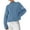 Blue, variant on Women's Chunky Knit Sweaters Fall Long Sleeve Mock Neck Oversized Pullover Tops Winter Fashion Clothes