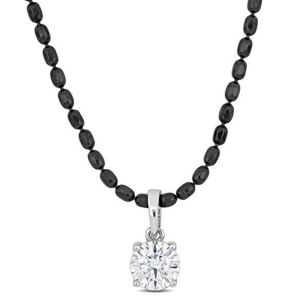 Everly Women's Created Moissanite Sterling Silver Necklace