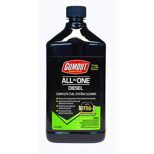 Gumout 510012 Allin AllinOne Diesel Fuel System Cleaner 32 fl. oz
