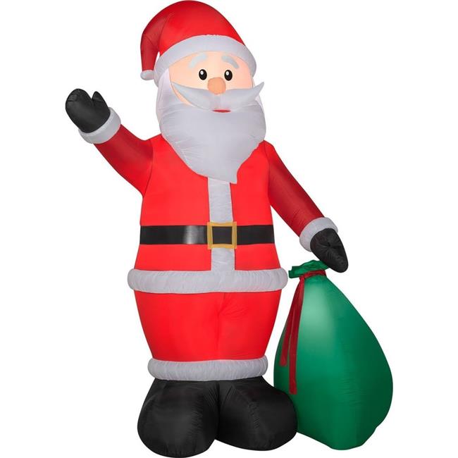 Airblown Inflatables G08 116948X 12 ft. Tall Extra Bright Santa