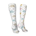 thumbnail image 3 of Naloa Little Elephant High Stockings Women Thigh High Stockings Over Knee Long Stockings-One Size, 3 of 8