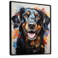 thumbnail image 2 of Designart "Delightful Dachshund IV" Animals Dog Floater Framed Wall Art Prints, 2 of 5