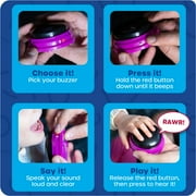 Learning Resources Recordable Answer Buzzers - Sound Effect Button, Family Game Shows, Ages 3+