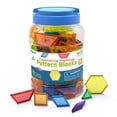 thumbnail image 2 of Lijie Pattern Blocks Set Mini Pattern Pieces Educational Toys for Travel Preschool, 2 of 6