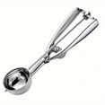 thumbnail image 1 of CNKOO Set of Cookie Scoops Made of Stainless Steel  Featuring a Trigger Release Mechanism. Includes Large  Medium  And Small Scoops for Baking  Perfect for Handling Cookie Dough And Other, 1 of 7