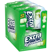 Extra Refreshers Gum, Spearmint, 40 Pieces (Pack of 6)