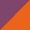 Purple + Orange, variant on 2 Pack Reusable Grocery Bags, Washable Shopping Totes Fit in Pocket, Foldable Drawstring Lightweight Grocery Bag for Shopping, Purple Orange