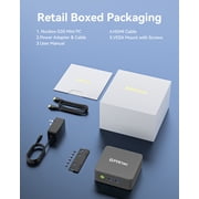 GMKtec Mini PC, Intel Alder Lake N95(Up to 3.4GHz), 16GB DDR4 512GB SSD, Mini Desktop Computer, Windows 11 Pro, NucBox G3S