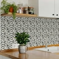 thumbnail image 4 of Mi Alma Removable Vinyl Terrazzo Black White Backsplash Tile Stickers, 24pcs, 4 of 15