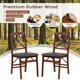 thumbnail image 6 of Canddidliike Set of 2 Folding Dining Chairs with 400 LBS Capacity-Brown, Dining Chairs, Dining Room Chair for Kitchen, Dining, Bedroom, Living, 6 of 6