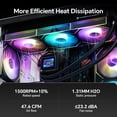 thumbnail image 4 of Thermalright TL-M12QR-S X3 Pack de 3 ventiladores ARGB PWM reversos de 120 mm, 4 of 9