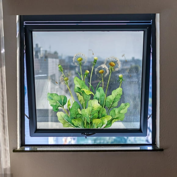 para con diseño hojas y plantas , flores para pared, decoración puertas y ventanas , 30 x 30 cm,
