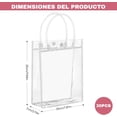 thumbnail image 4 of 30 Pzs Bolsas de Regalo Transparente de PVC, Bolsas de Plástico Reutilizable con Asas, para Fiestas, Compras, Bodas, Regalos de Navidad, 4 of 4
