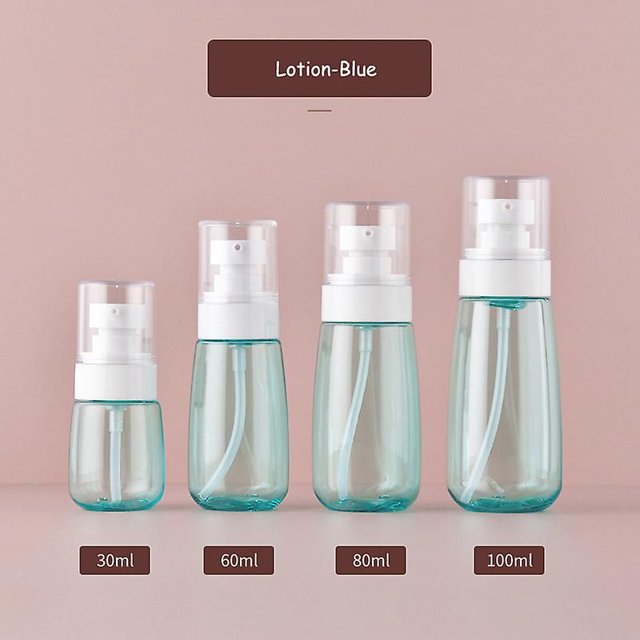 30/60/80/100ml Portable Watering Can Travel Dispense Lotion Bottle Perfume Liquid Refillable Sub-bottling Empty Container
