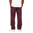 thumbnail image 5 of Men's Solid Color Sweatpants Loose Fit Casual Lounge Pants with Side Pockets 3XL, 5 of 8