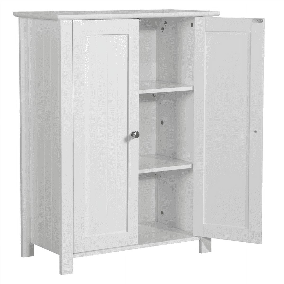 Renwick Bathroom Wall Cabinet with Double Doors Wall Mounted Medicine Cabinet Hanging Organizer White