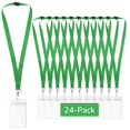 thumbnail image 1 of Lanyards WEZEBEL - Paquete de 24 porta credenciales impermeables, 1 of 6