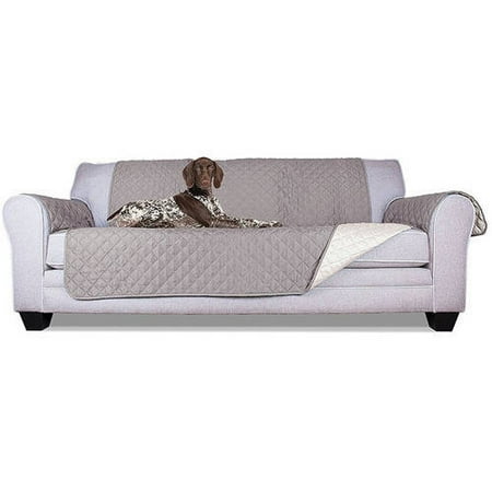 Four Seasons Furniture Replacement Slipcovers ALEKO PSC03G 110 x 71 Inches Pet Sofa Slipcover Spill Scratch Pet Fur Protection Cover for Furniture, Gray ()