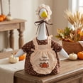 thumbnail image 6 of Aurorax Thanksgiving Goose Clothes for Cement Goose Porch Goose 23"/17",Porch Goose Outfit 19 inch,Holiday Maid Brown Porch Goose Accessories for Garden Lawn Home Decor for Harvest, 6 of 7