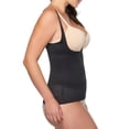 thumbnail image 4 of Cupid Women's Extra Firm Control Back Magic Open-Bust Shaping Torsette Camisole Top Shapewear, 4 of 7